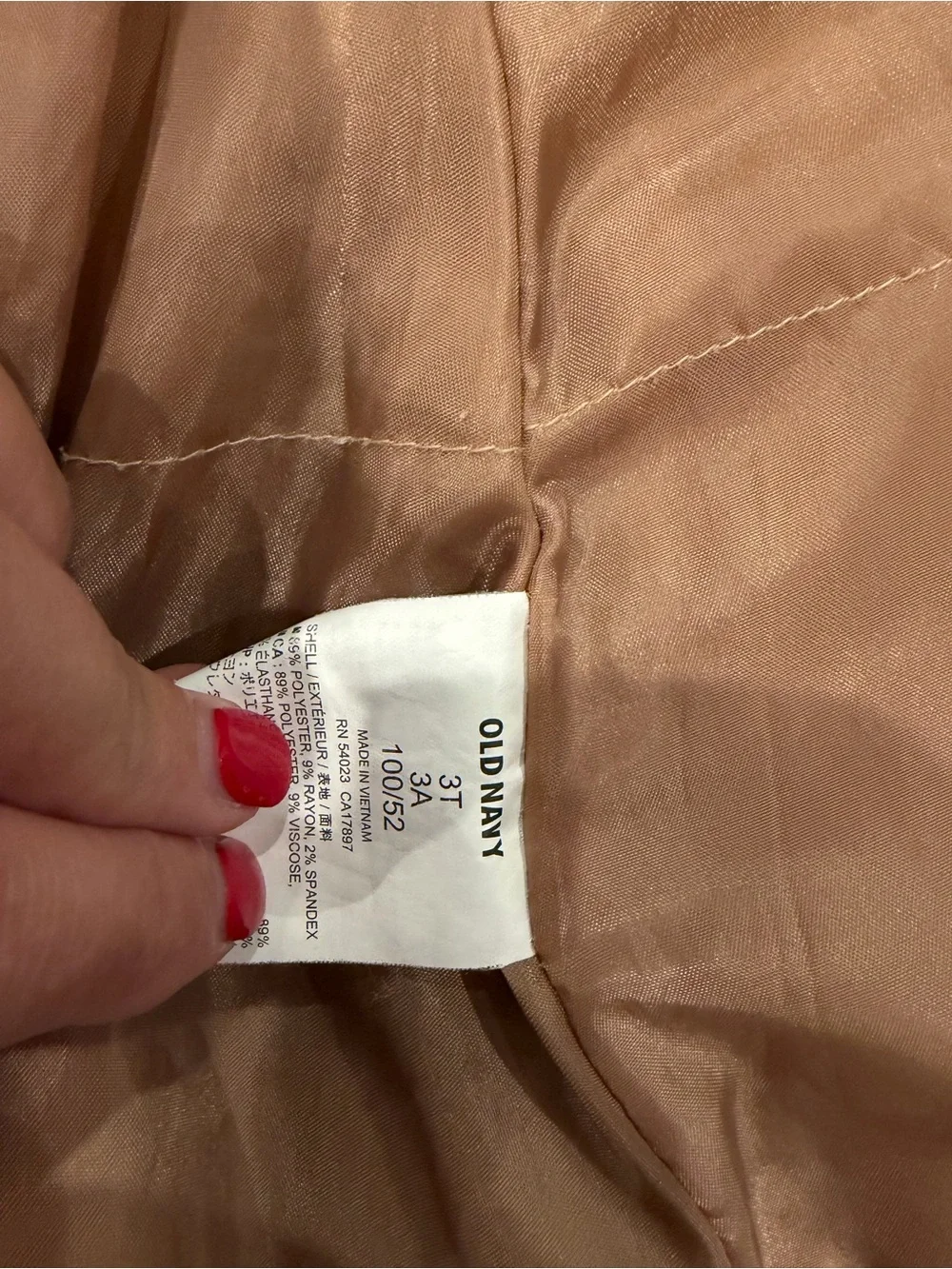 Old Navy Girls' Hooded Double-Breasted Pea Coat in Camel